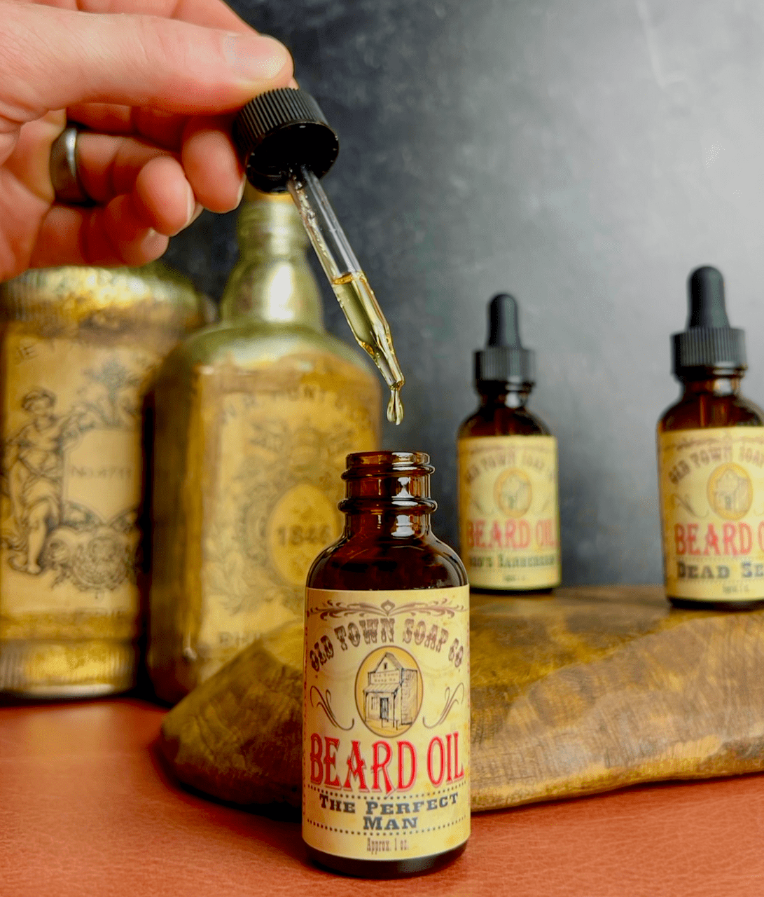 Oakmoss Sandalwood -Beard Oil - Old Town Soap Co.