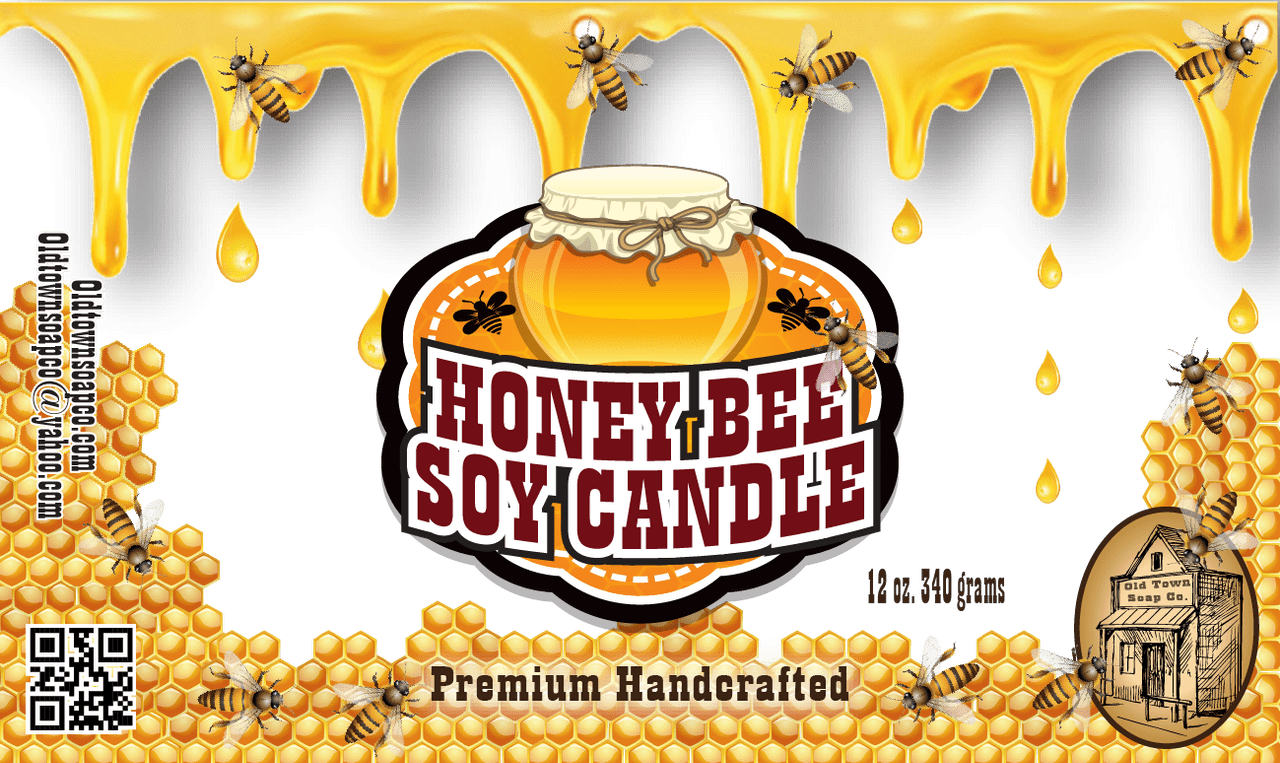 Honey Bee - 12oz. Candles - Old Town Soap Co.