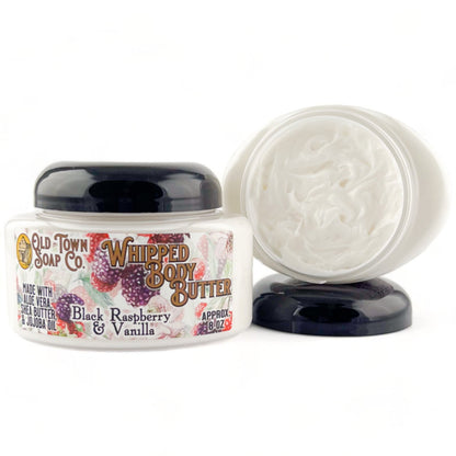 Black Raspberry Vanilla -Whipped Body Butter - Old Town Soap Co.