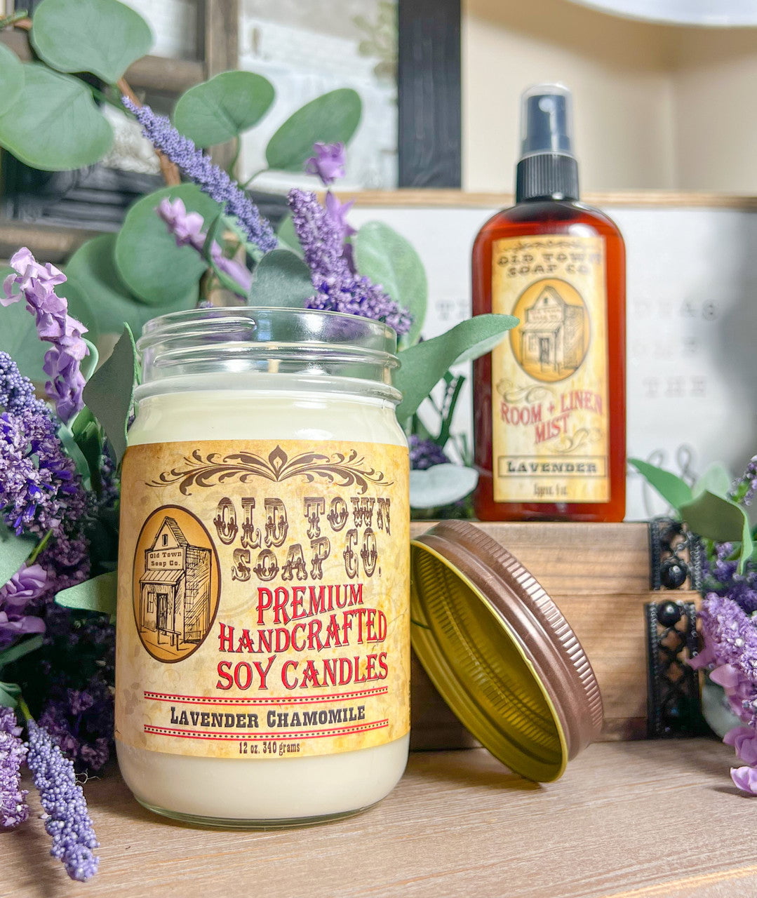 Tobacco Vanilla - 12oz. Candle - Old Town Soap Co.