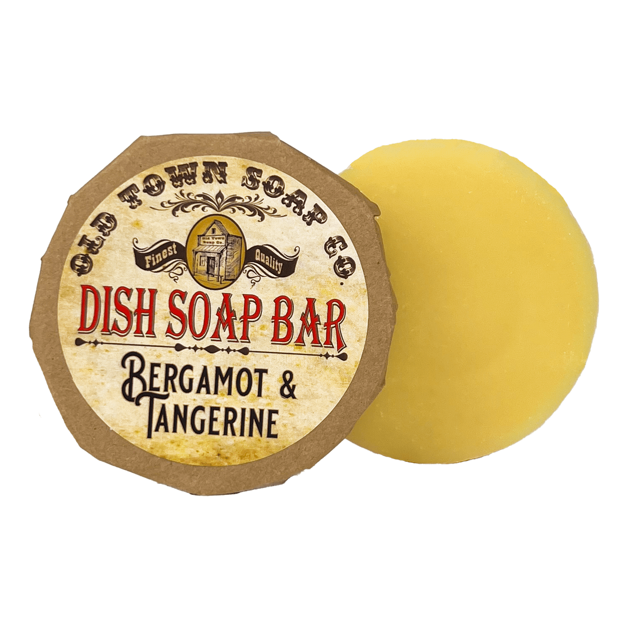 Bergamot &amp; Tangerine -Dish Soap Bar - Old Town Soap Co.