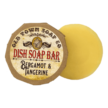 Bergamot &amp; Tangerine -Dish Soap Bar - Old Town Soap Co.