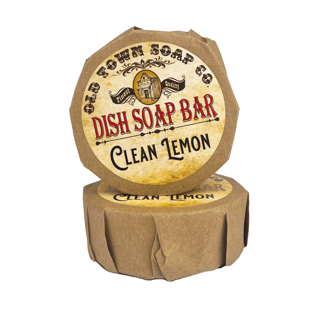 Clean Lemon -Dish Soap Bar - Old Town Soap Co.