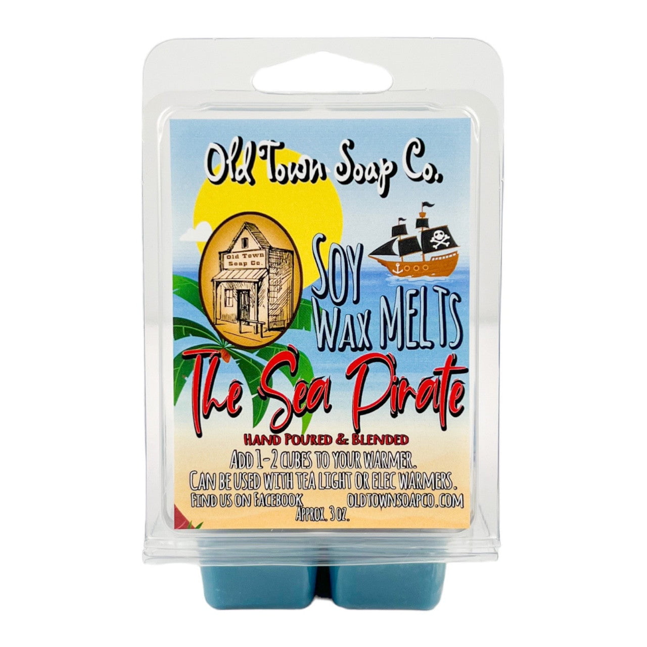 The Sea Pirate -Wax Melts - Old Town Soap Co.